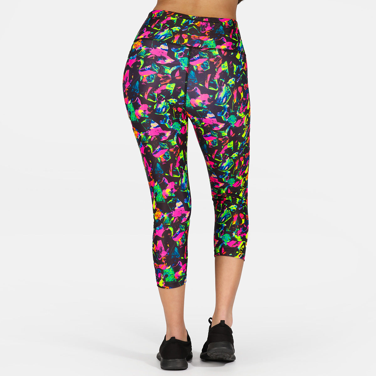 Women's printed capri leggings sales