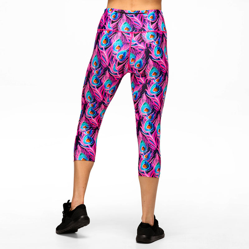 Flamboyant Feathers Capri