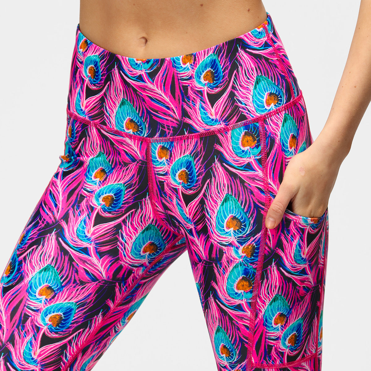 Flamboyant Feathers Capri