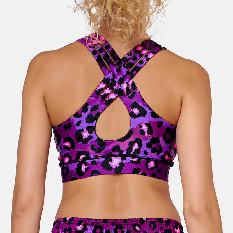 Berry Beast Cross Back Bra