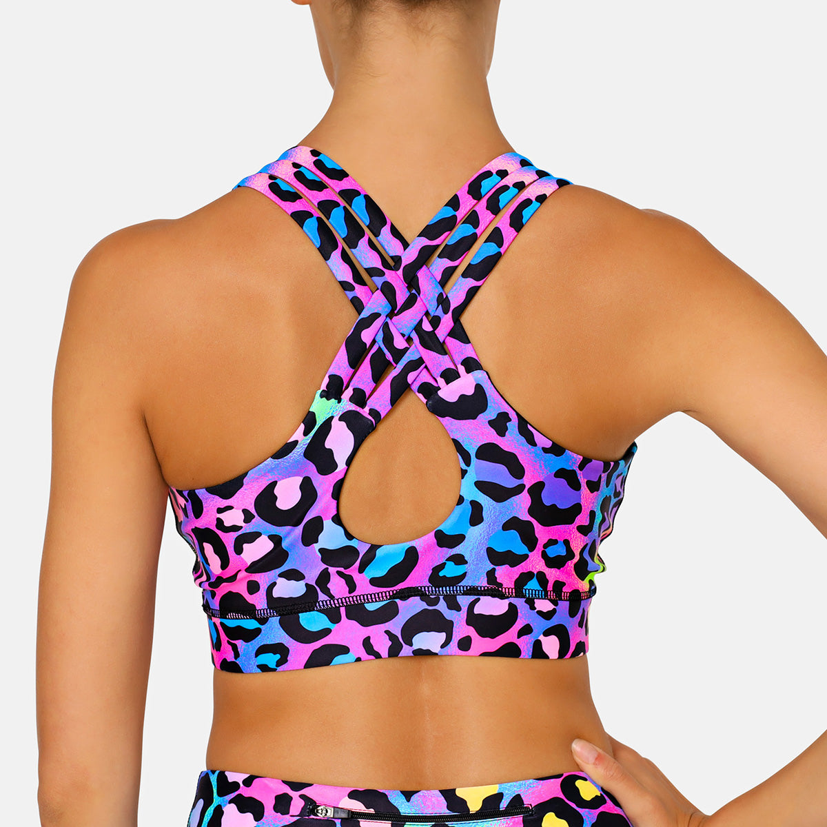 Funky Sports Strappy Cross Back Bras Tikiboo