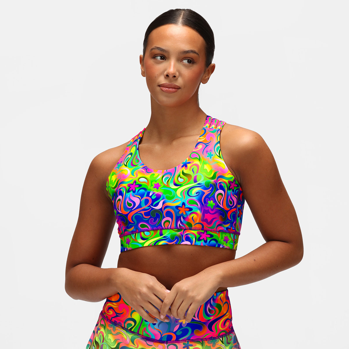 Mr Motivator Groovy Baby Cross Back Bra