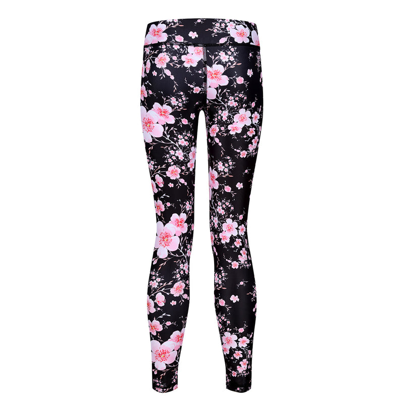 Blossom Noir Kids Leggings