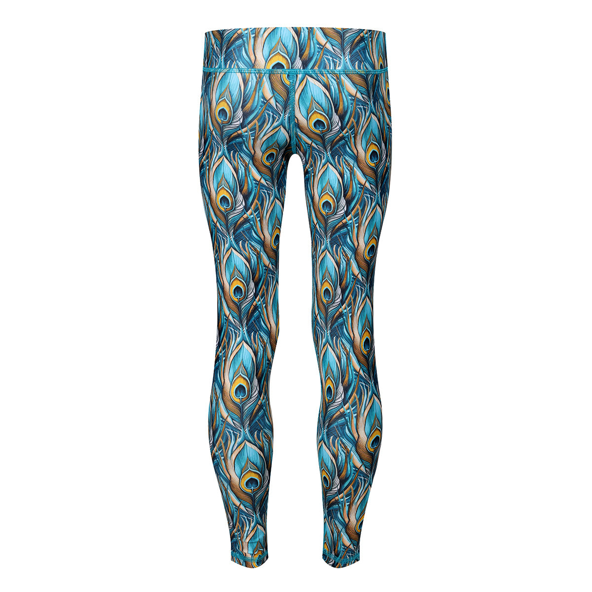 Pretty In Peacock Kids Leggings