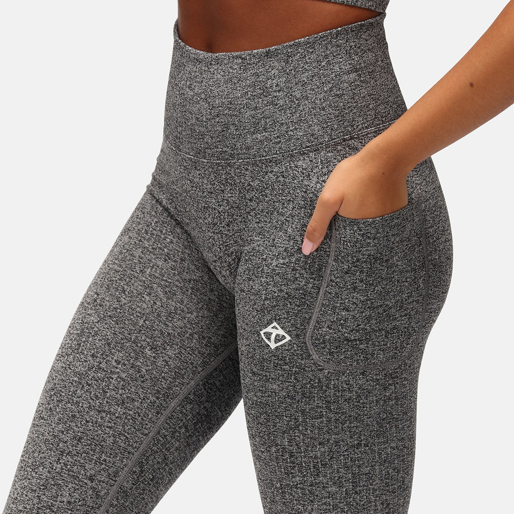 Buy Classic Ribbed Leggings  MARBLE GRAY by Workouts By Katya online - WBK  FIT