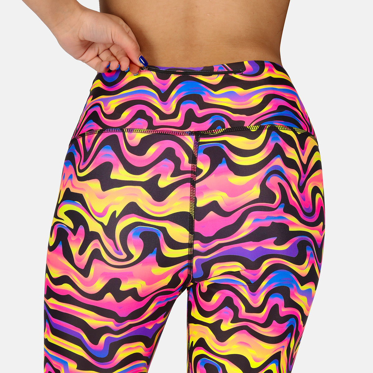 Coral Waves Leggings