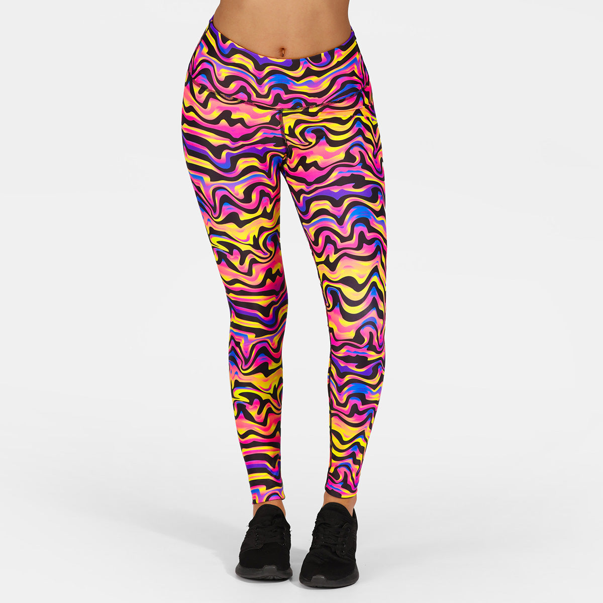 Coral Waves Leggings