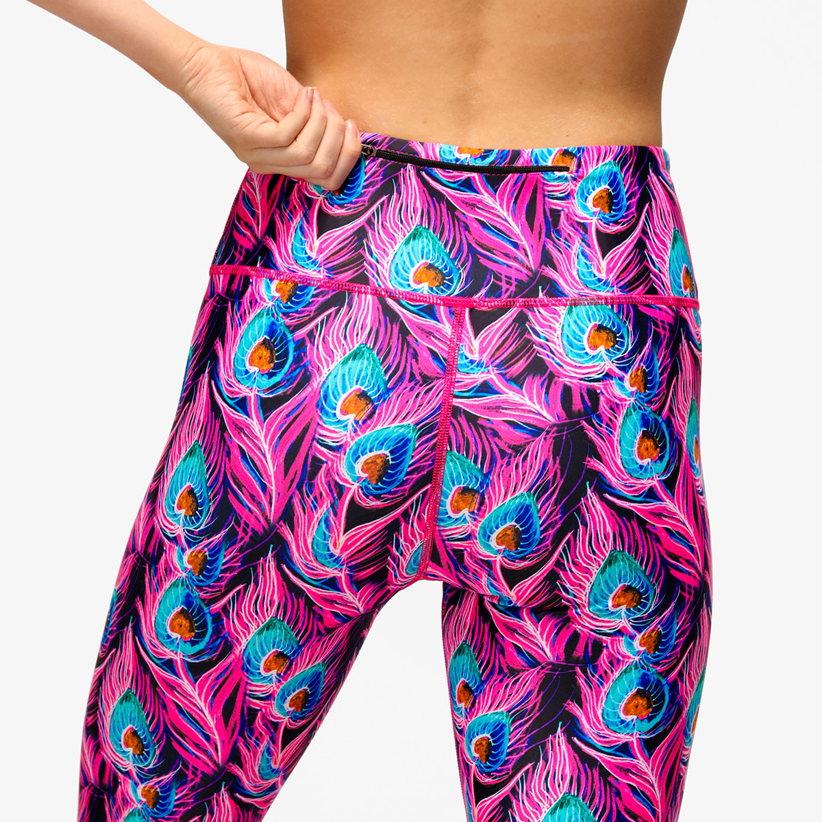 Tikiboo Flamboyant Feathers Leggings Tikiboo