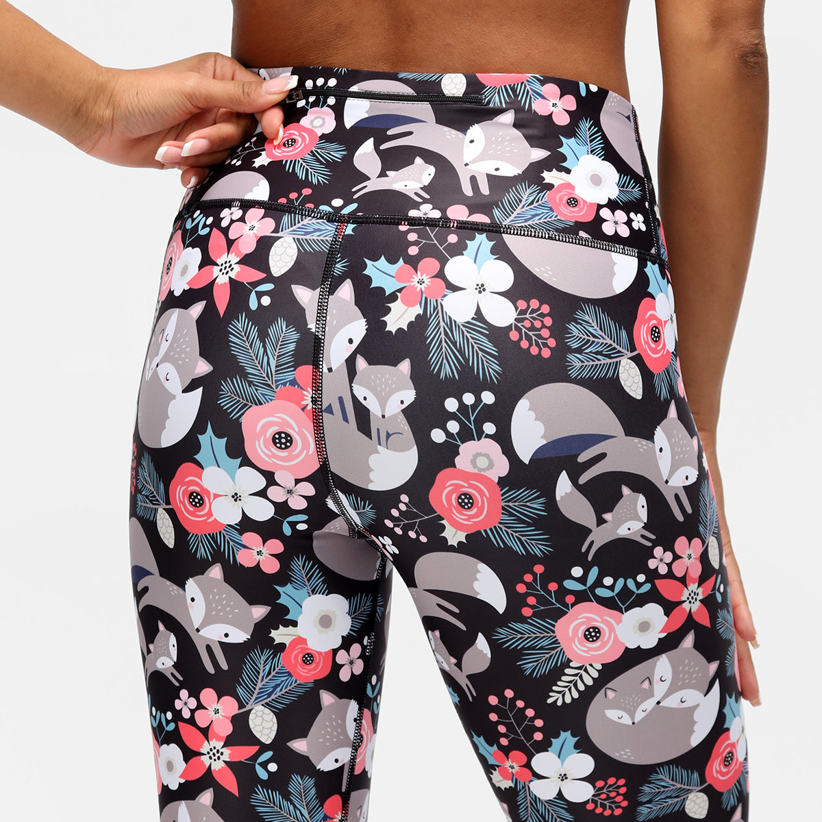 Foxy Floral  Leggings