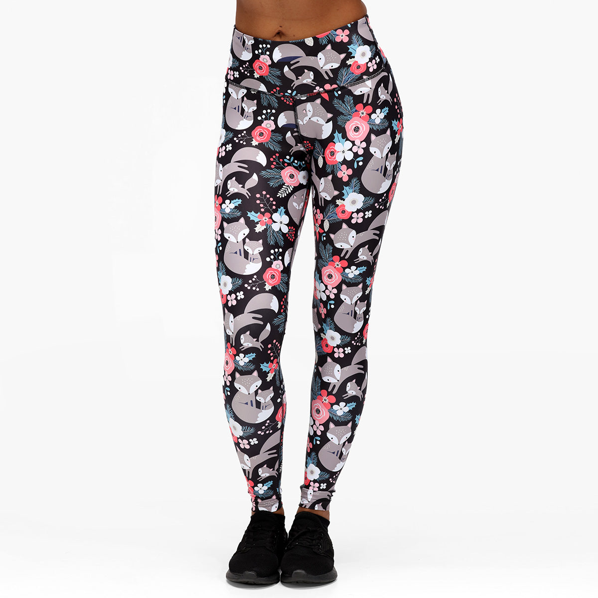 Foxy Floral  Leggings