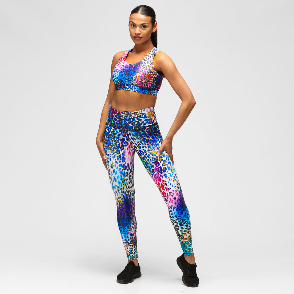 Funky Patterned Gym Leggings & Running Tights