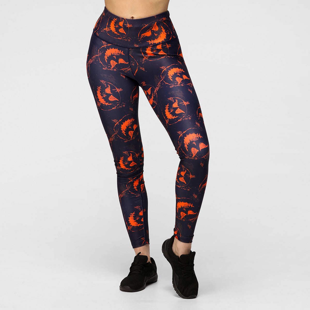 Fiendish Faces Leggings Halloween