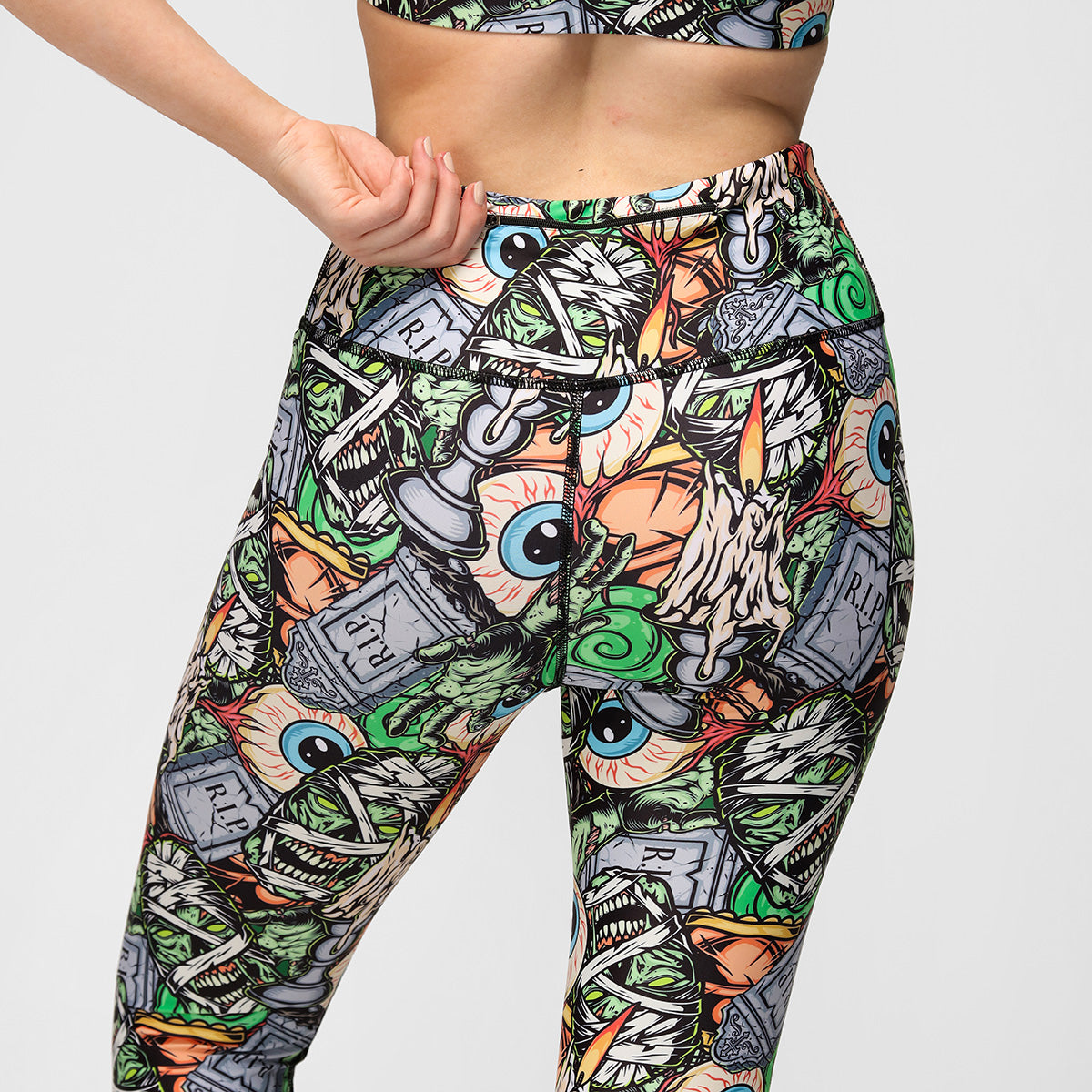 Zombie Mummies Leggings Halloween