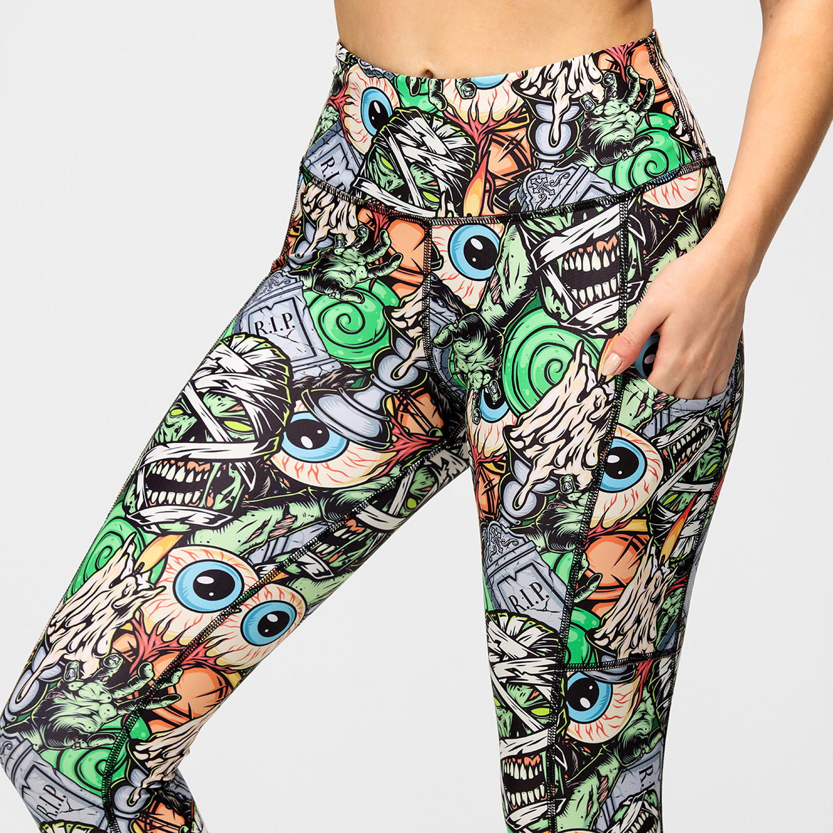 Zombie Mummies Leggings Halloween