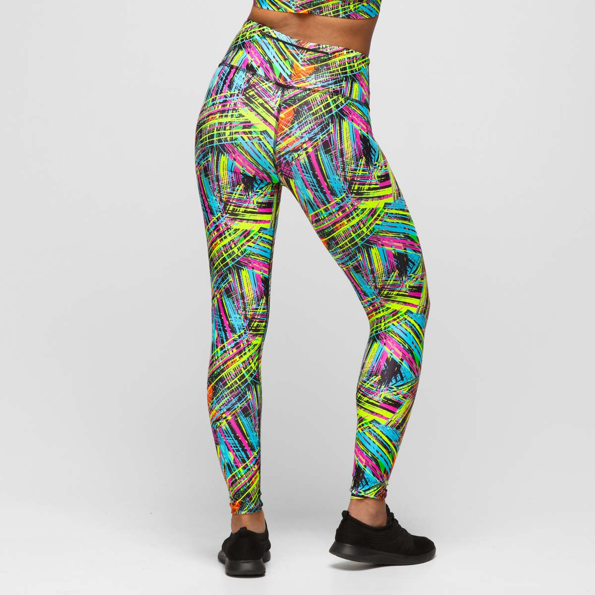 Neon Scratch Leggings