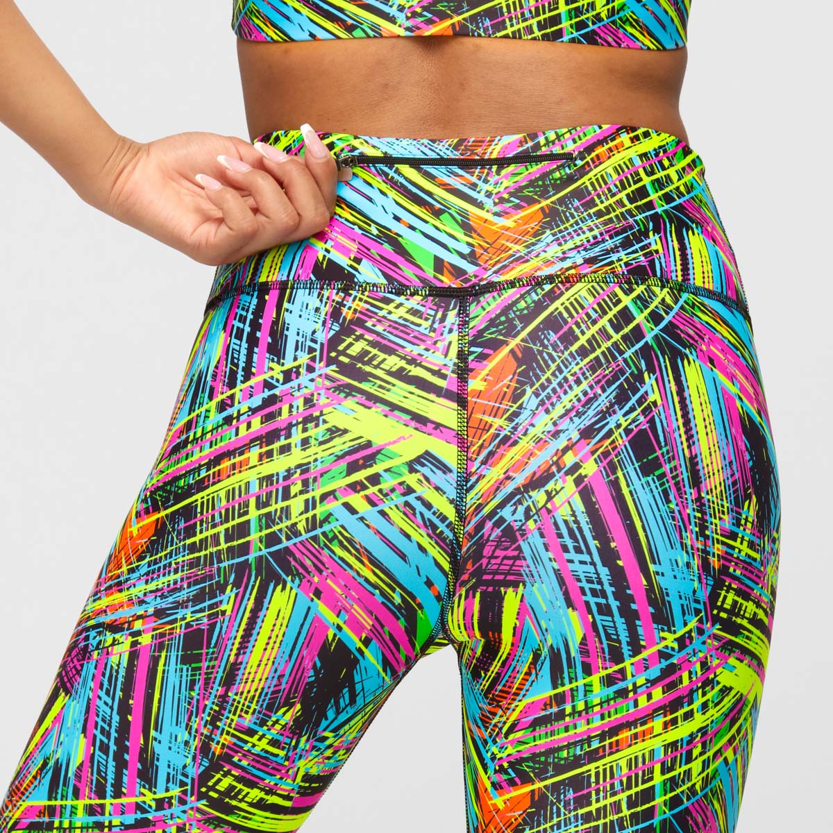 Neon Scratch Leggings