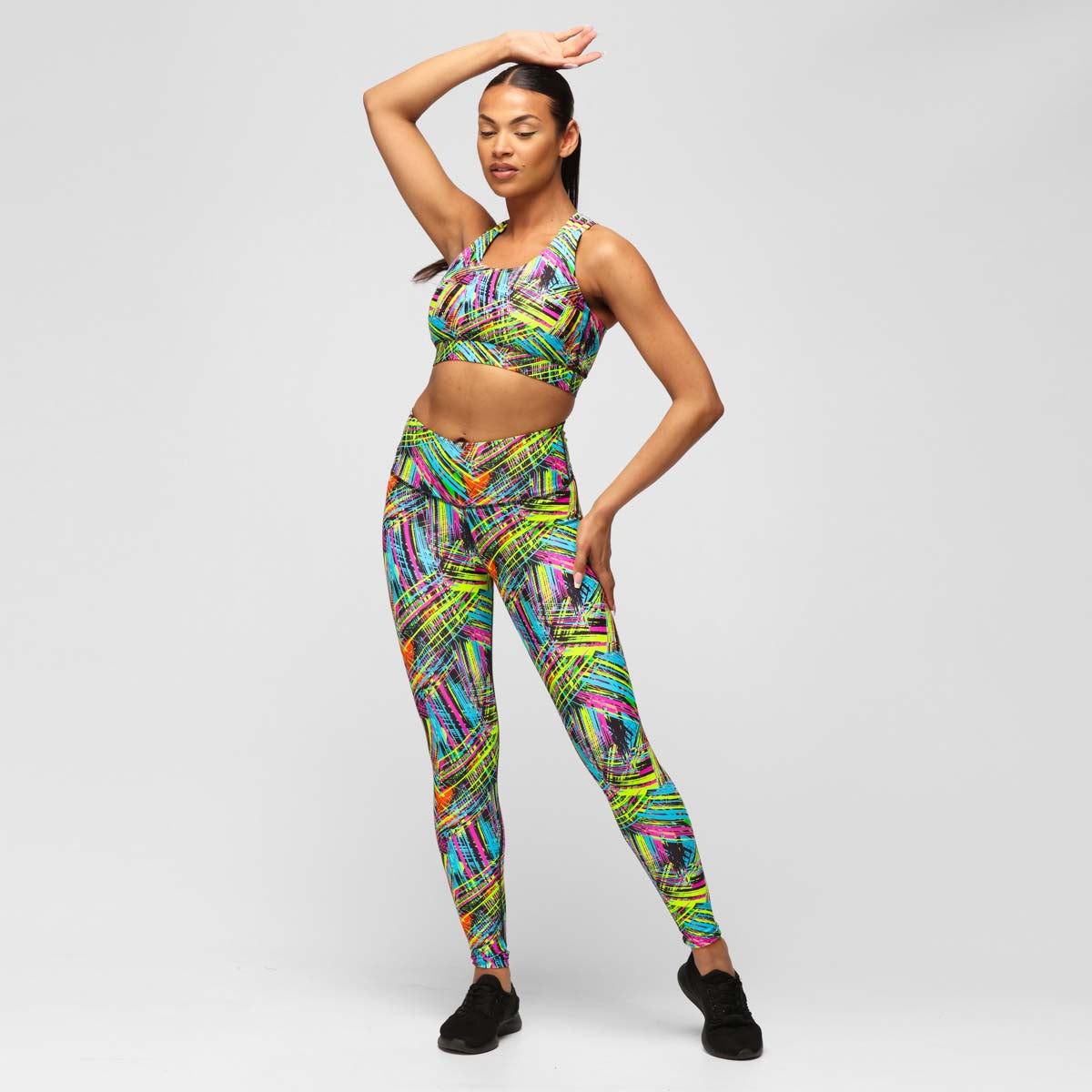 Neon Scratch Leggings