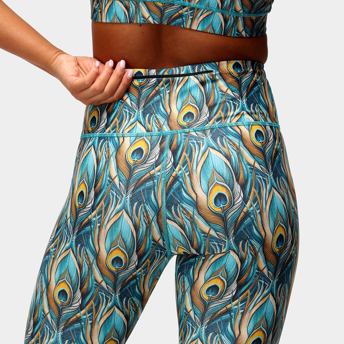 Pretty In Peacock Leggings