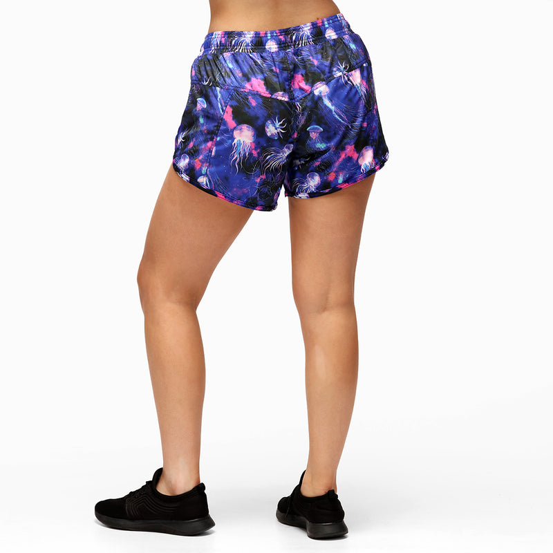 Jellyfish Galaxy  Loose Fit Workout Shorts