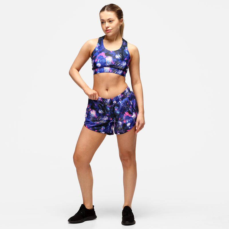 Jellyfish Galaxy  Loose Fit Workout Shorts