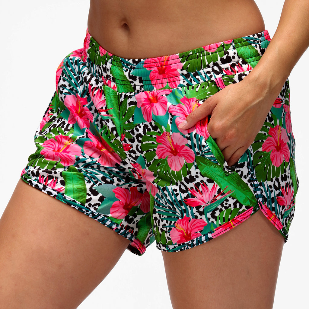 Sports Shorts for Women Nike Knit Capri Pink/XL