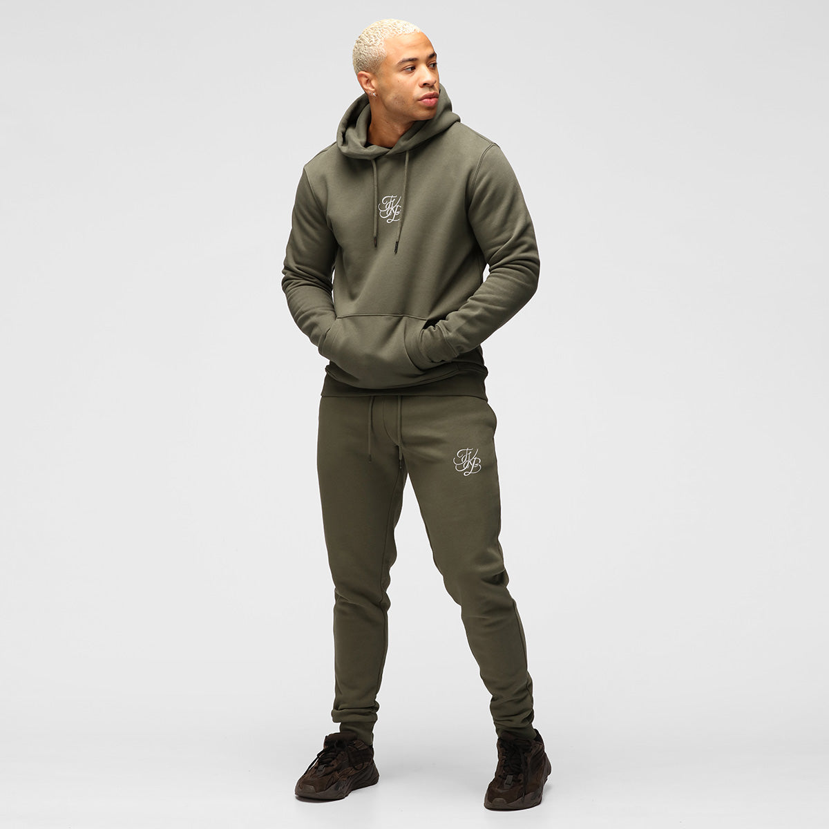 TKB Man Khaki Organic Hoodie