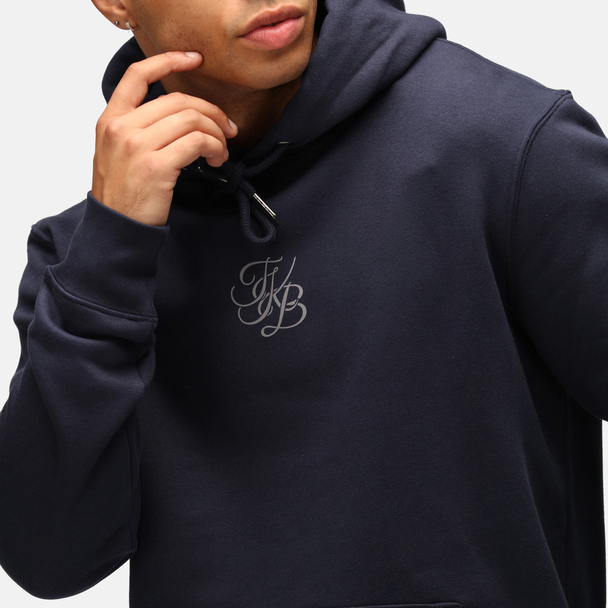 TKB Man Navy Organic Hoodie