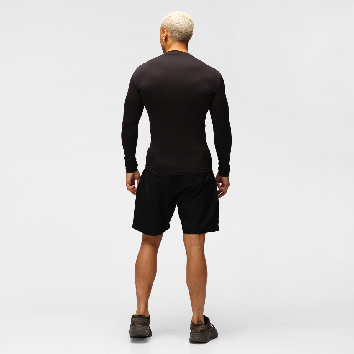 TKB Man Black Microfibre Shorts