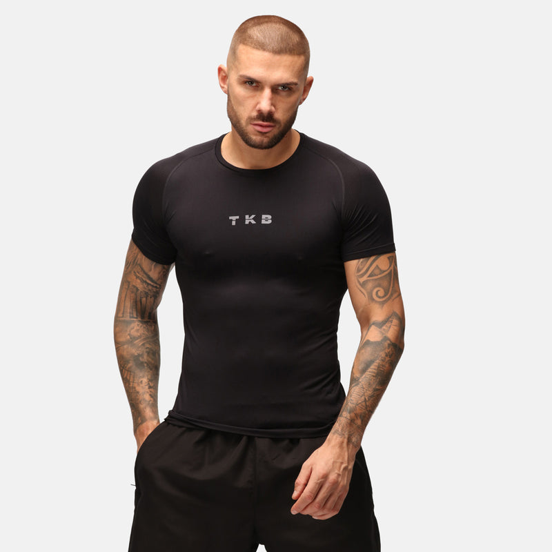 TKB Man Black Performance Seamless T-shirt