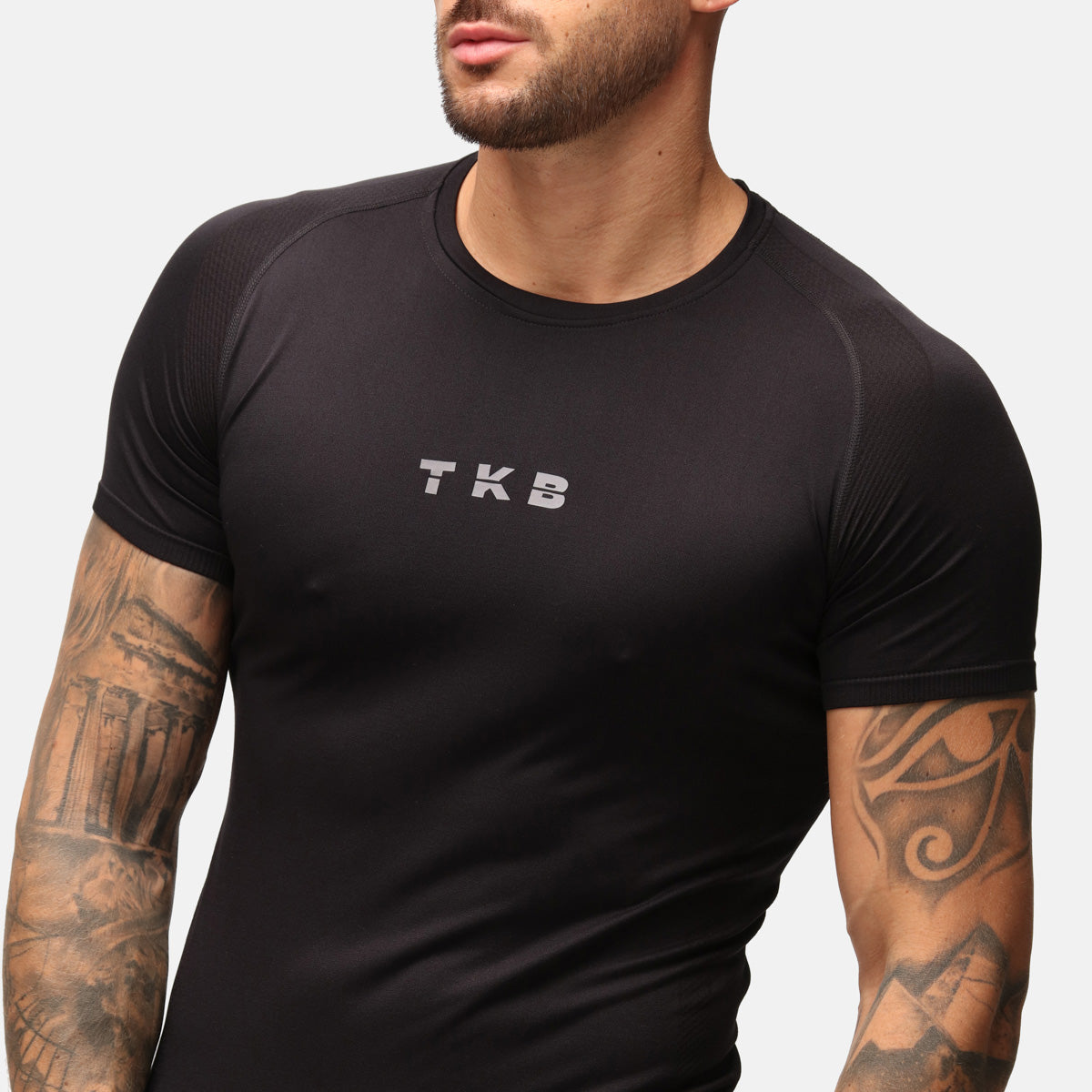 TKB Man Black Performance Seamless T-shirt