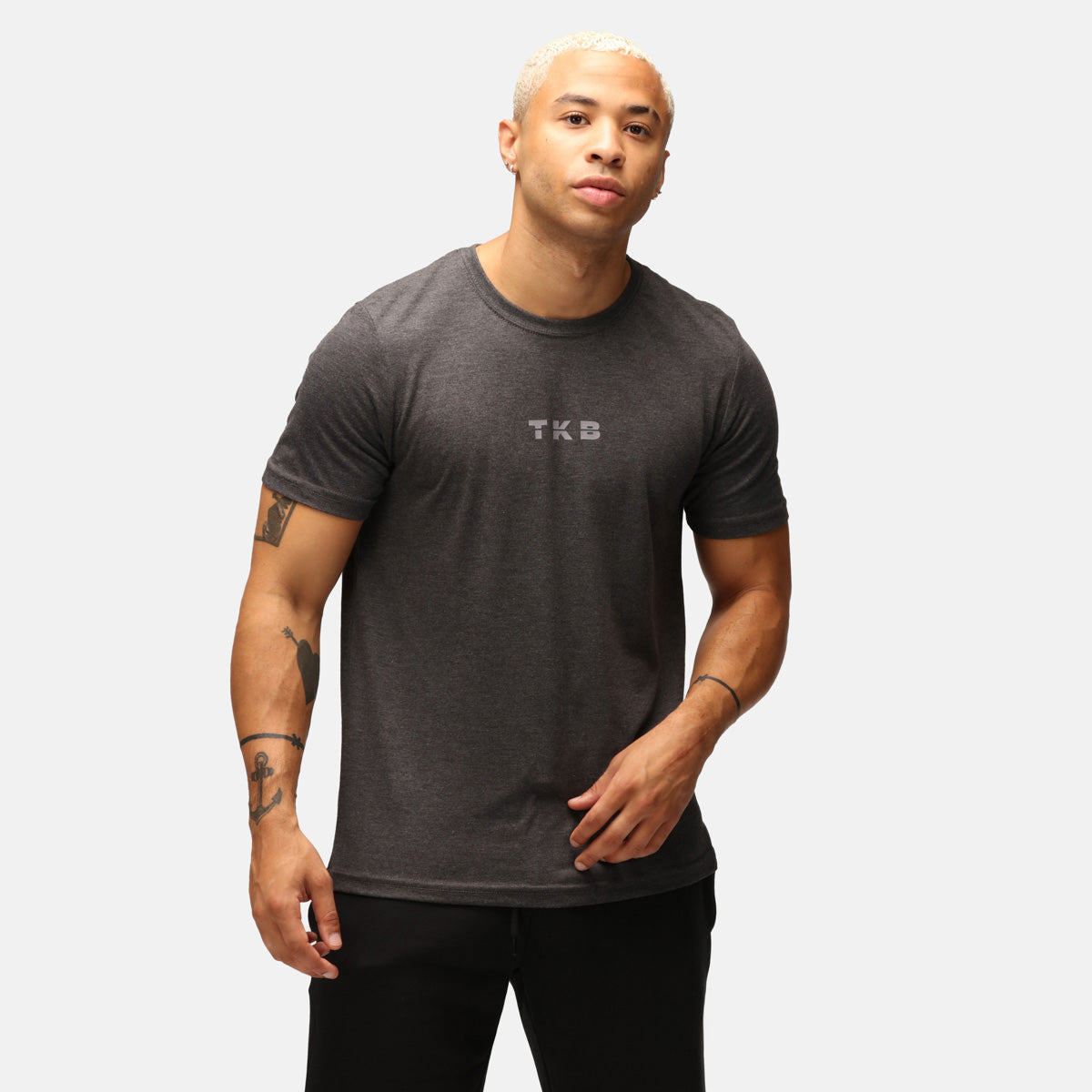 TKB Man Heather Charcoal Tri Blend T-Shirt