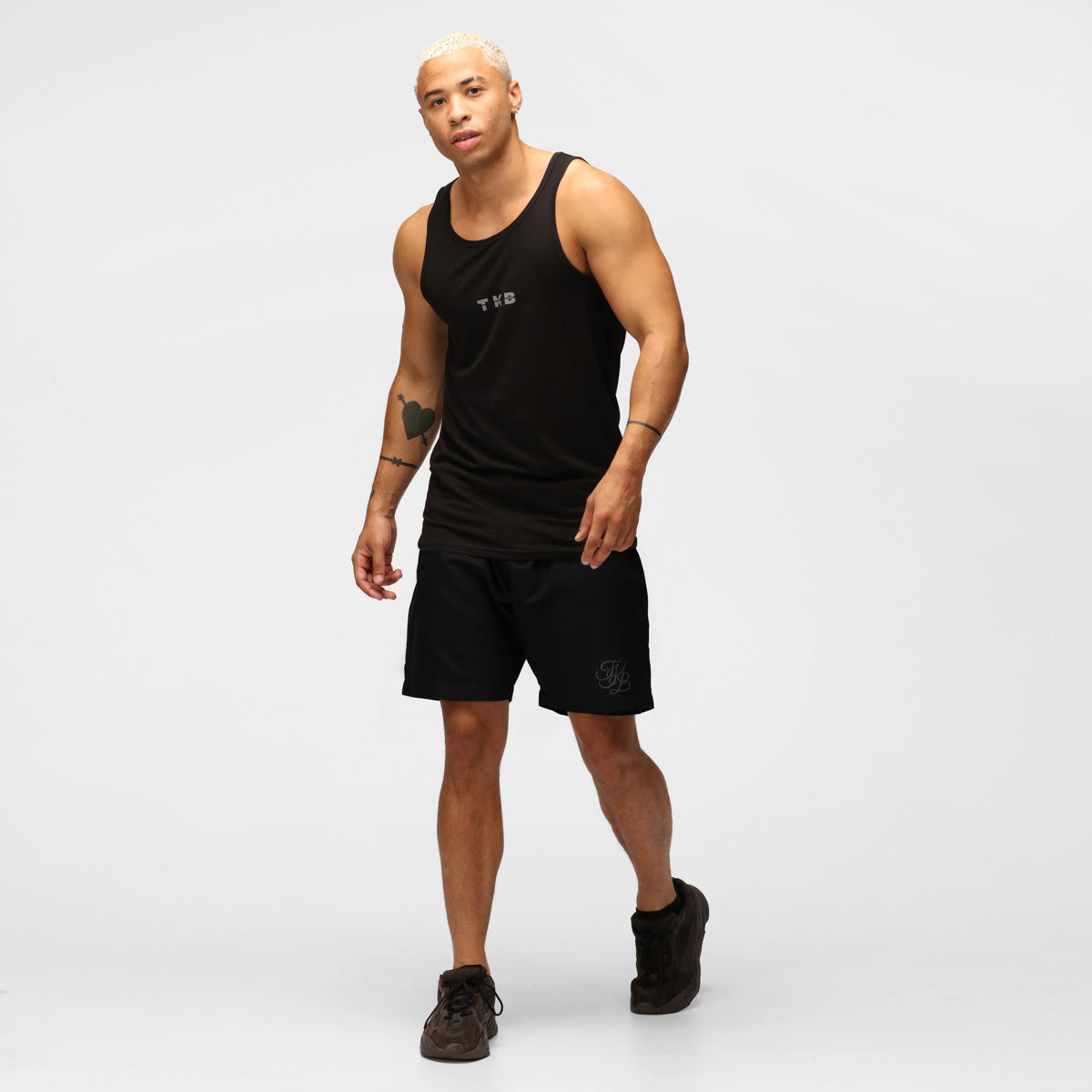 TKB Man Black Tri Blend Vest