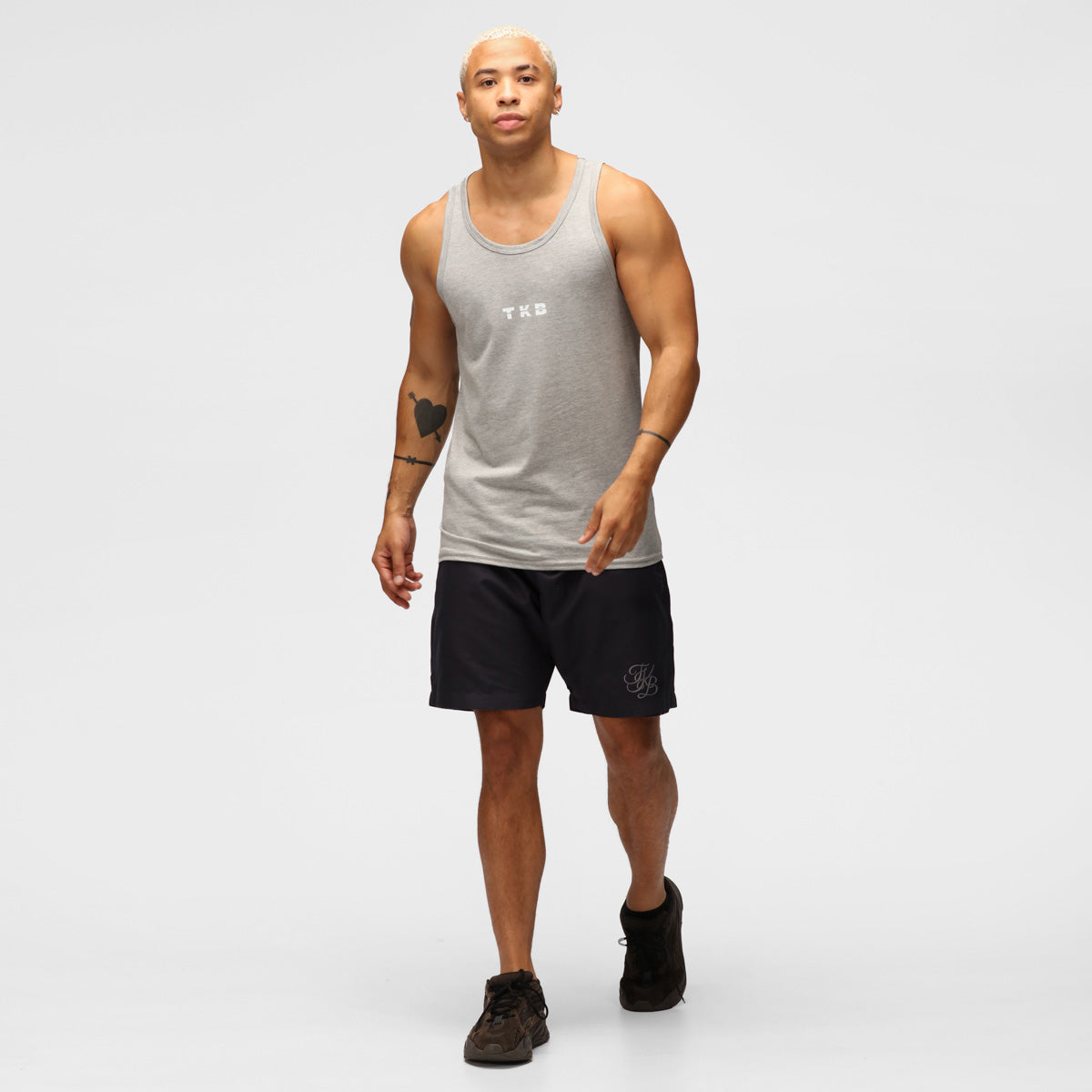 TKB Man Grey Tri Blend Vest