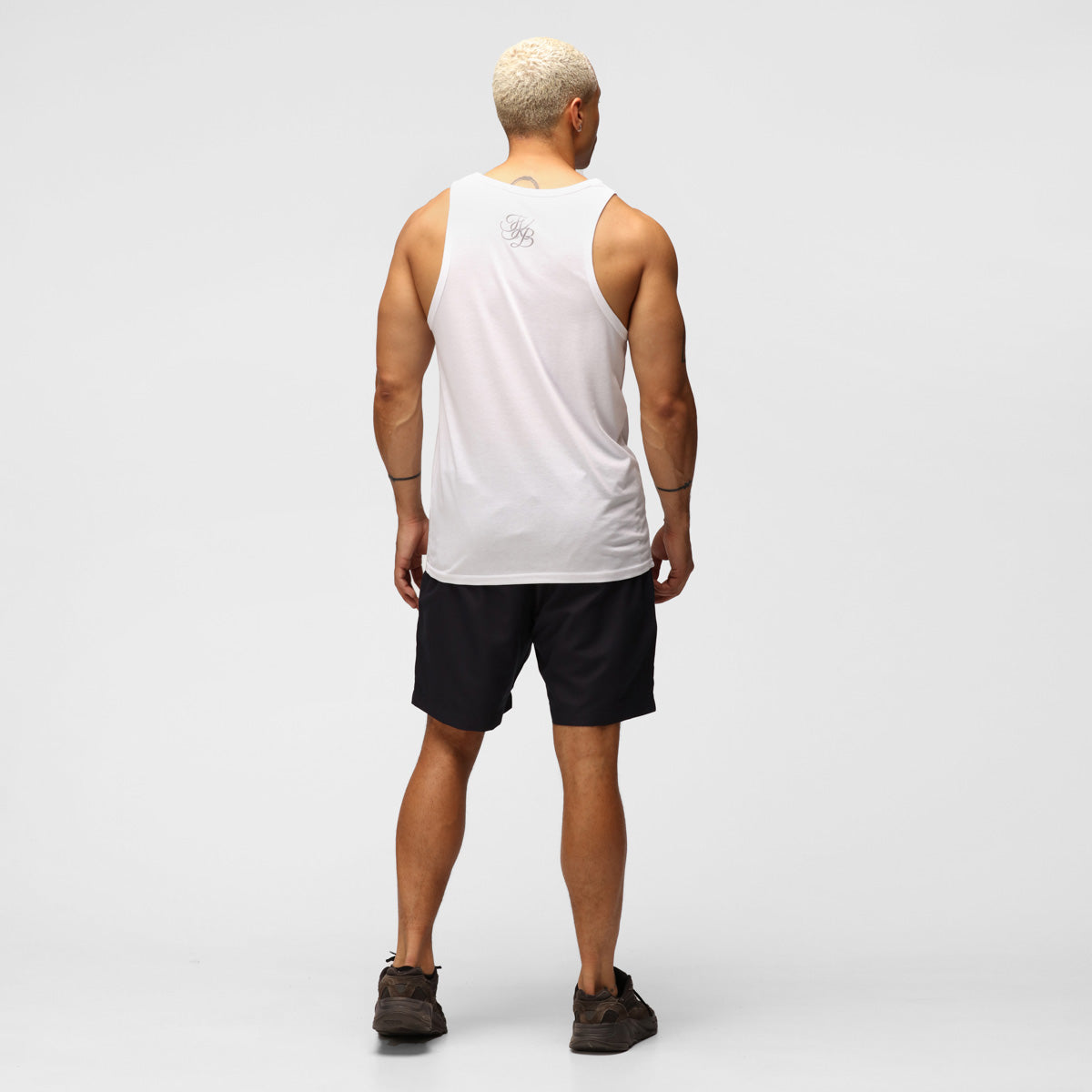 TKB Man White Tri Blend Vest