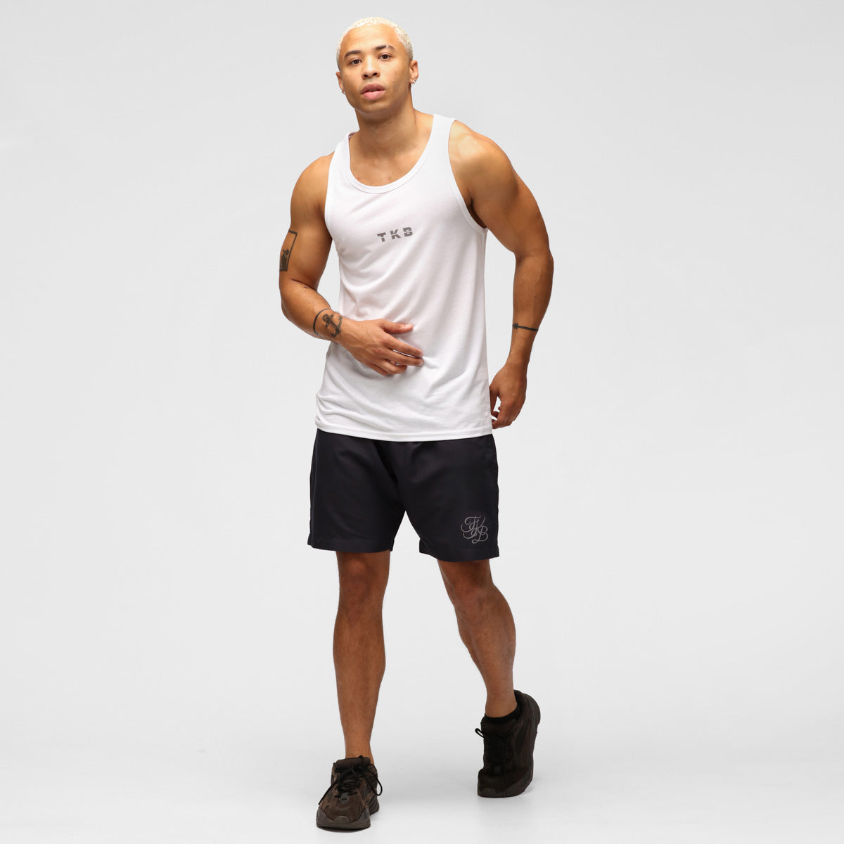 TKB Man White Tri Blend Vest