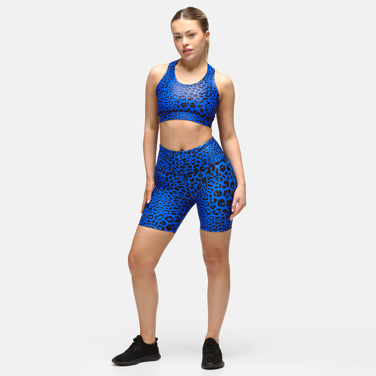 Cobalt Cat Running Shorts