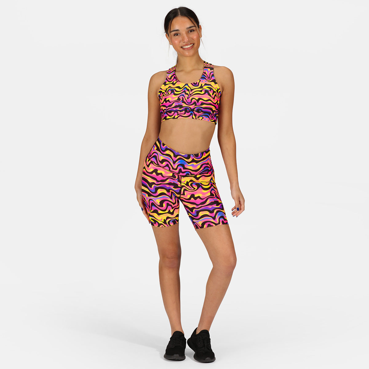 Coral running shorts store