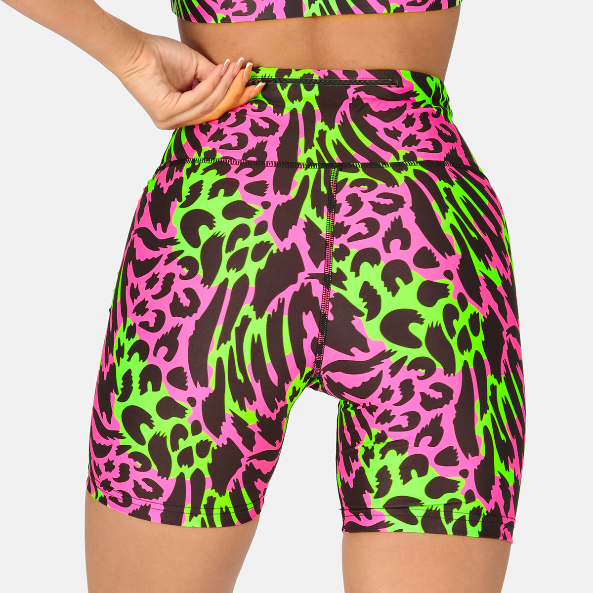 Feline Fusion Running Shorts