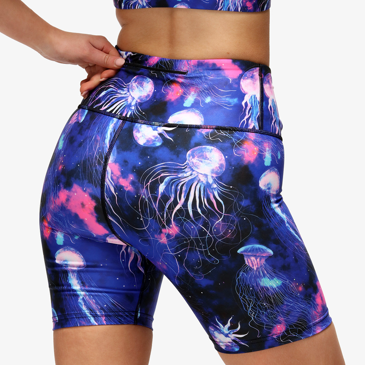 Jellyfish Galaxy  Running Shorts