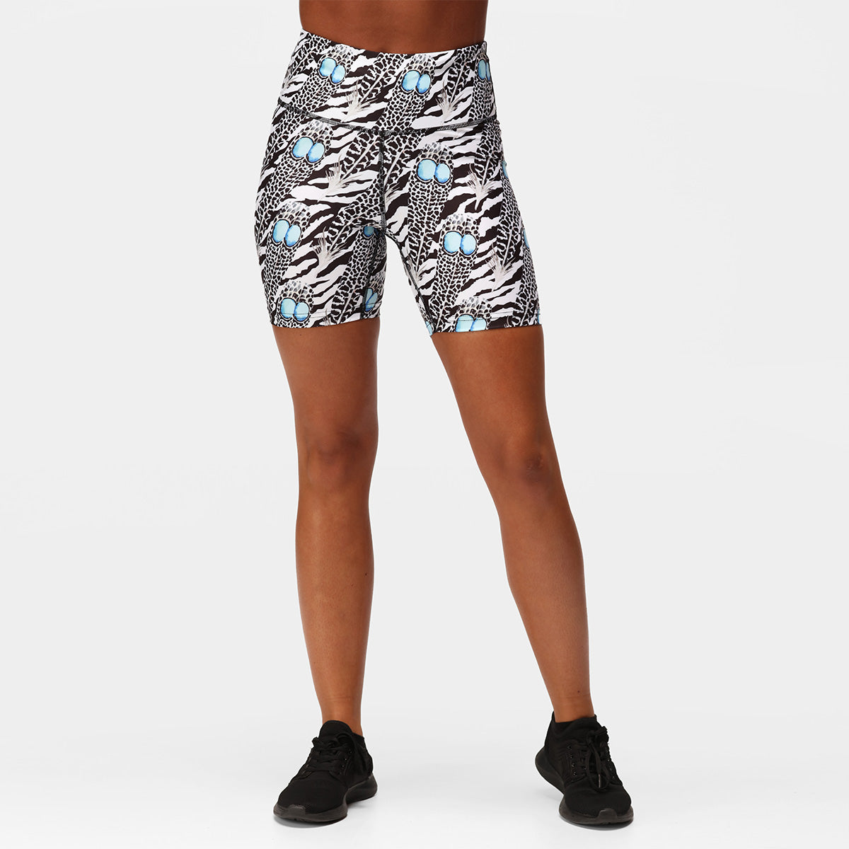 Monochrome Quill Running Shorts