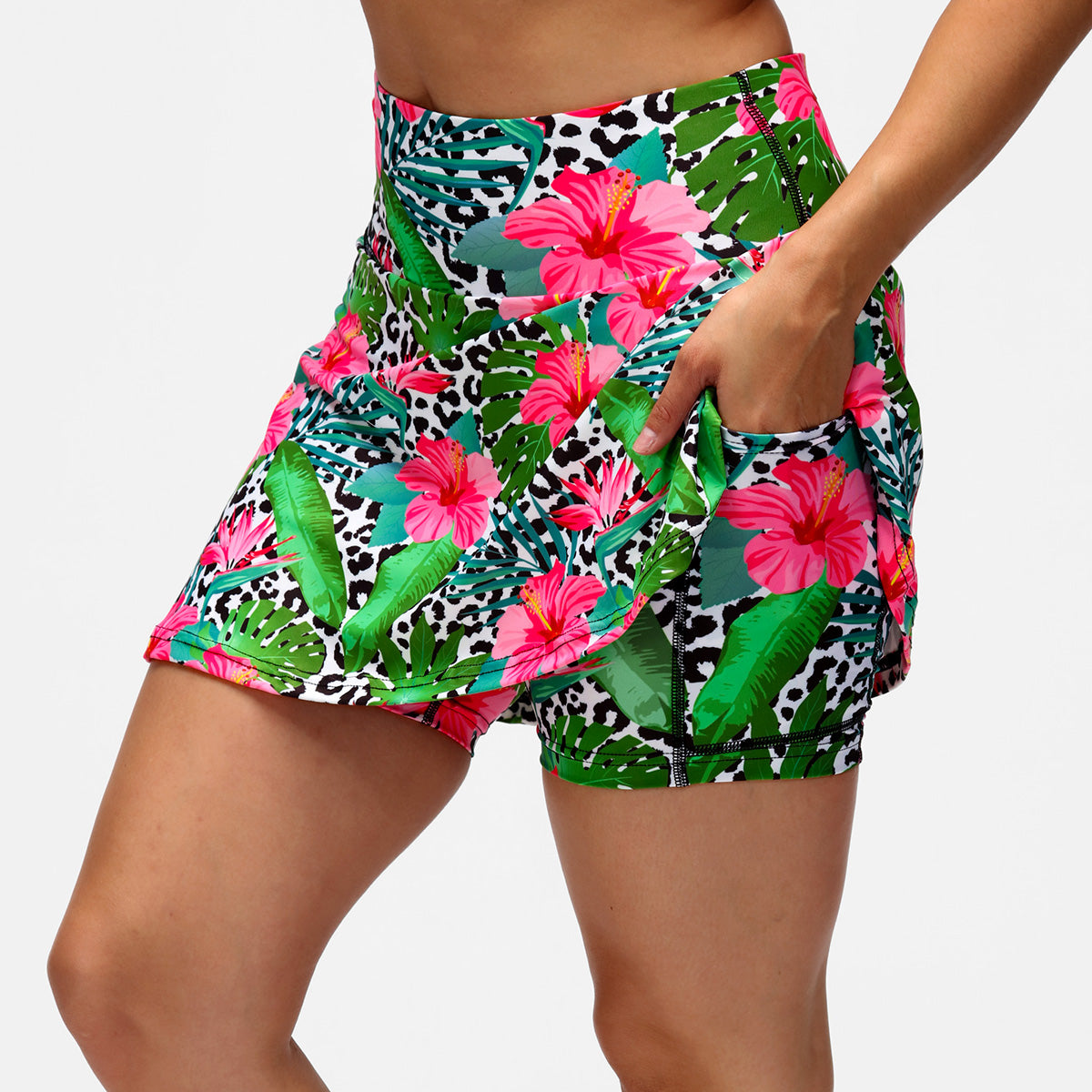 Hibiscus Skort