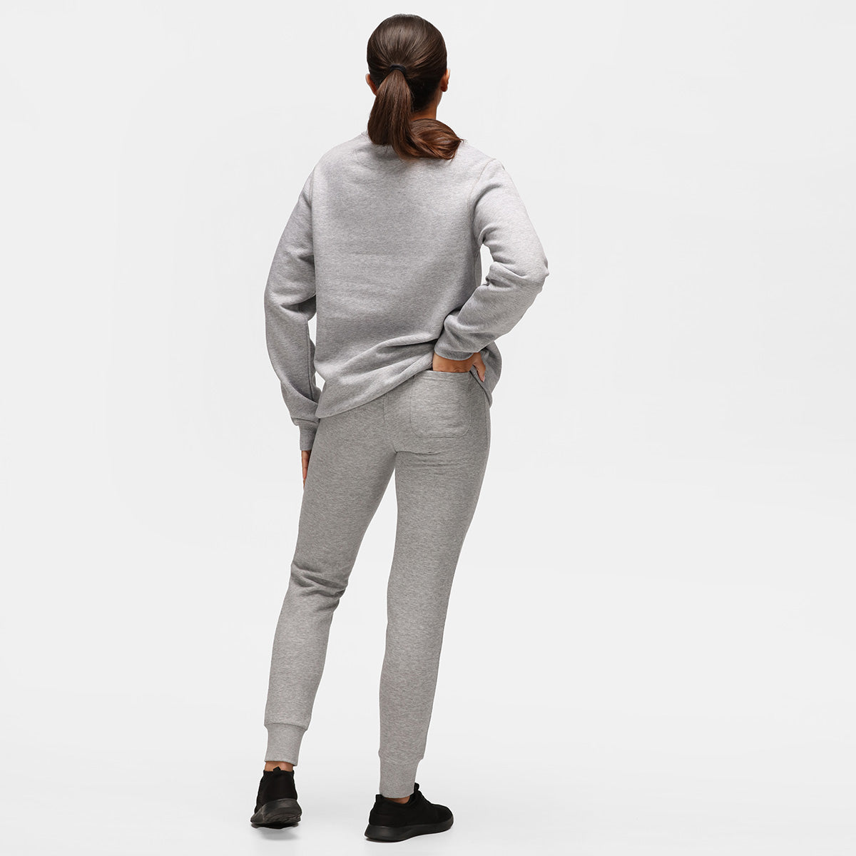 Grey Athleisure Sweatshirt