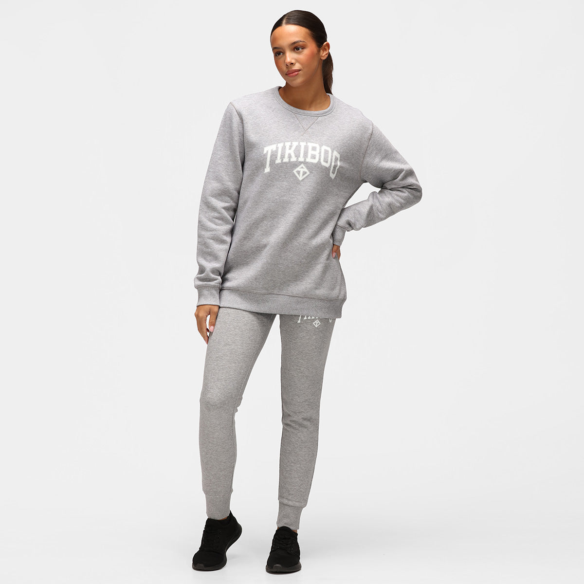 Grey Athleisure Sweatshirt