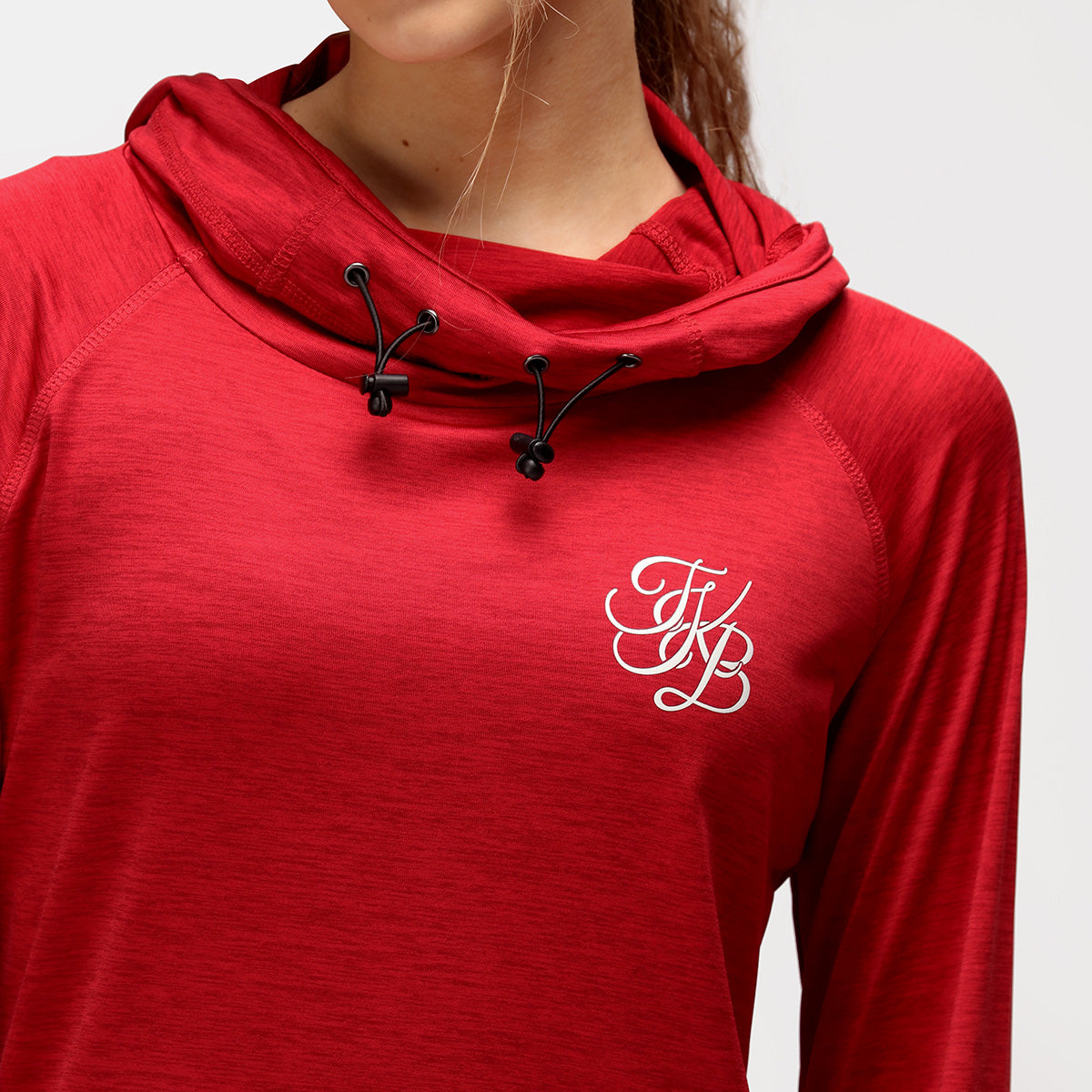 TKB Red Cowl Neck Hoodie