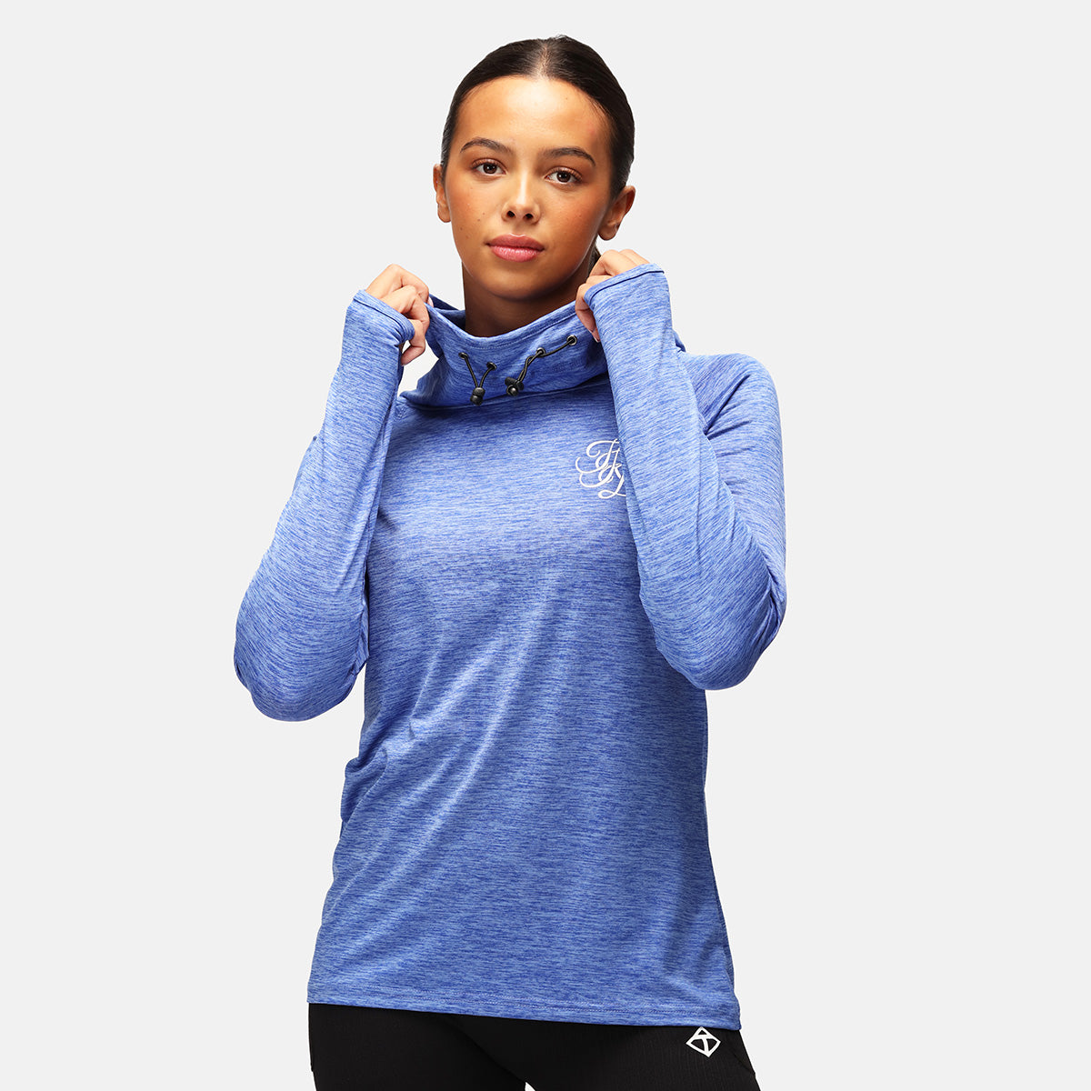 TKB Sky Blue Cowl Neck Hoodie