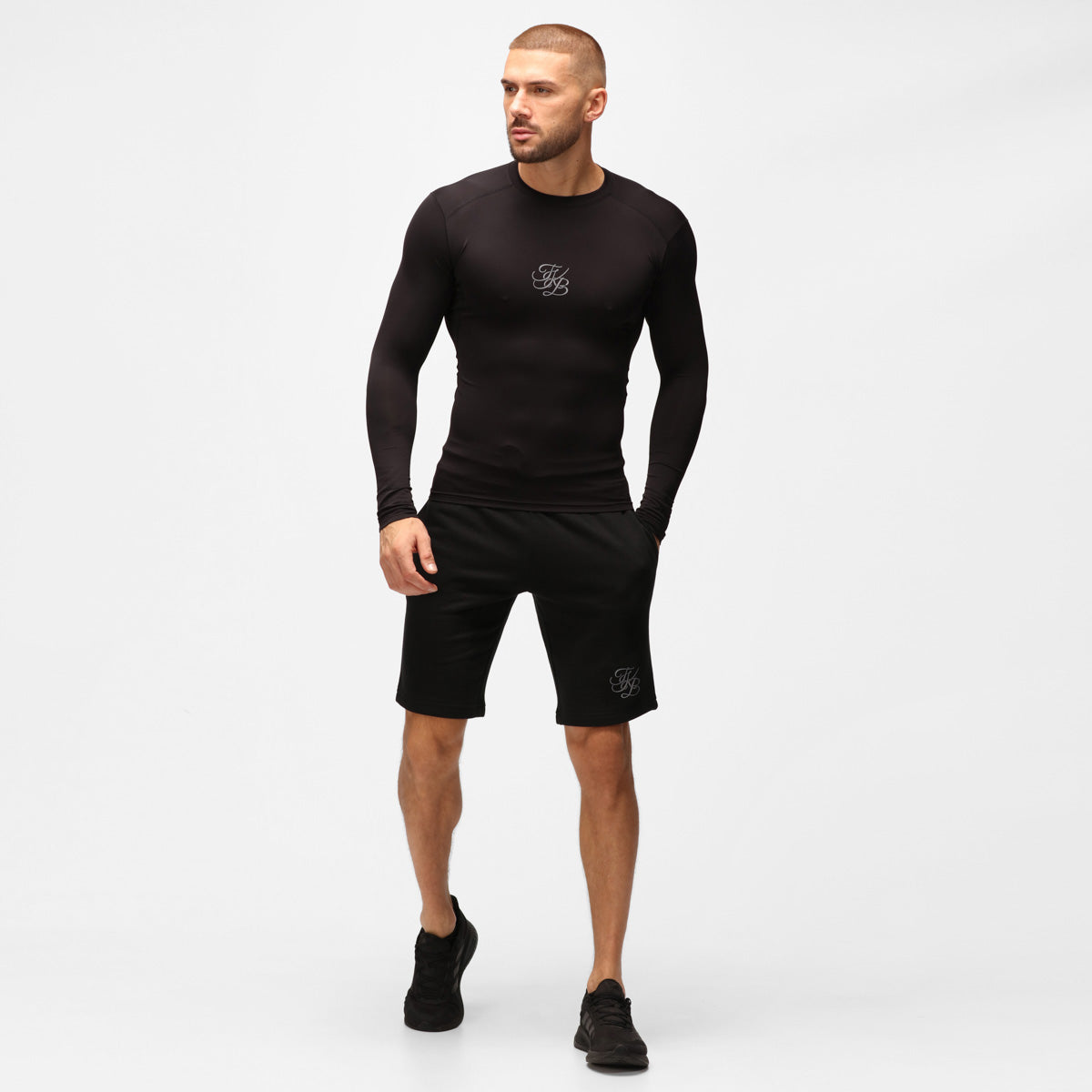 TKB Man Black Organic Sweat Shorts