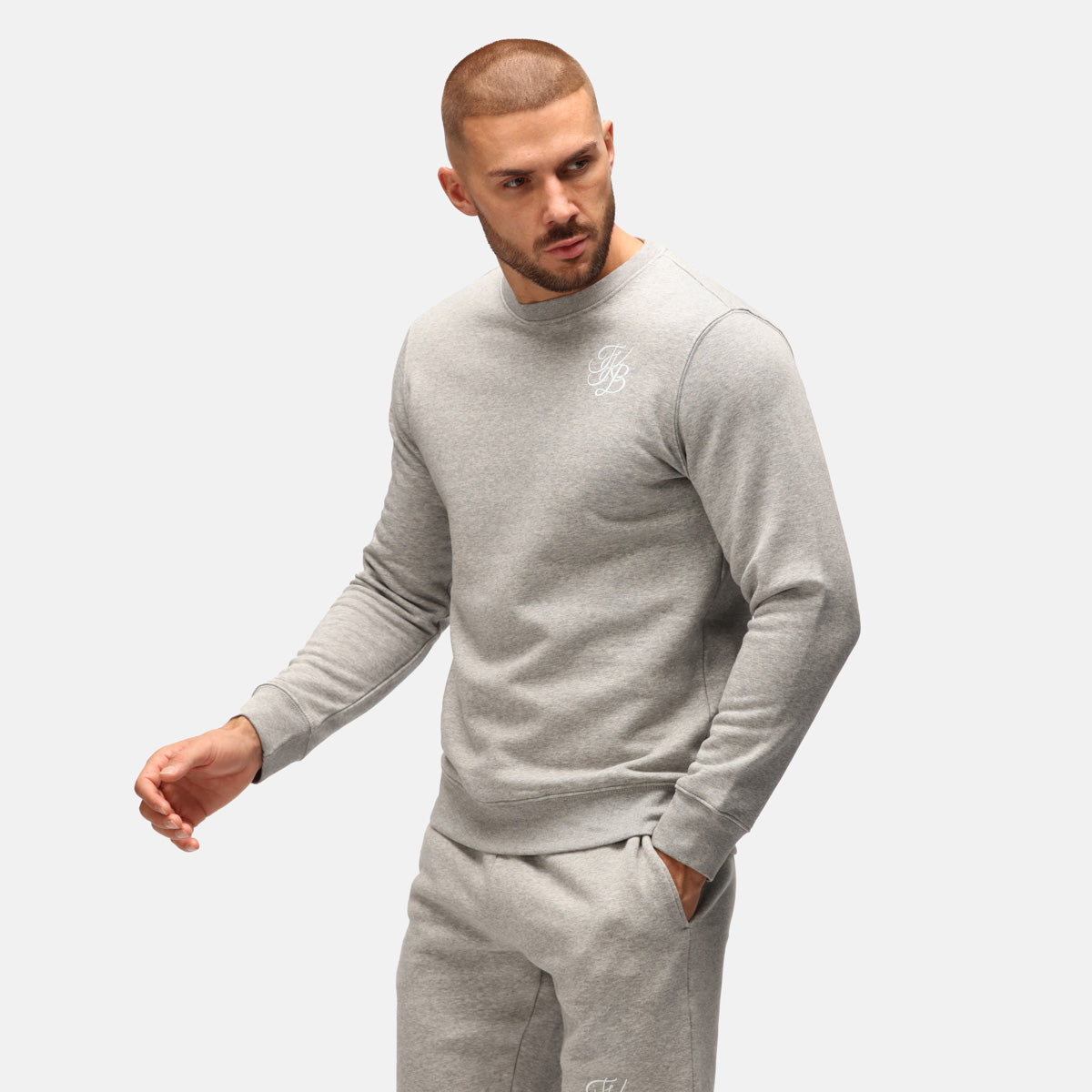 TKB Man Grey Organic Sweatshirt