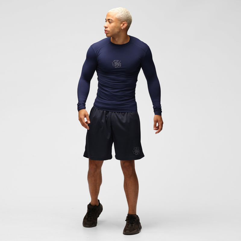 TKB Man Navy Training Shorts