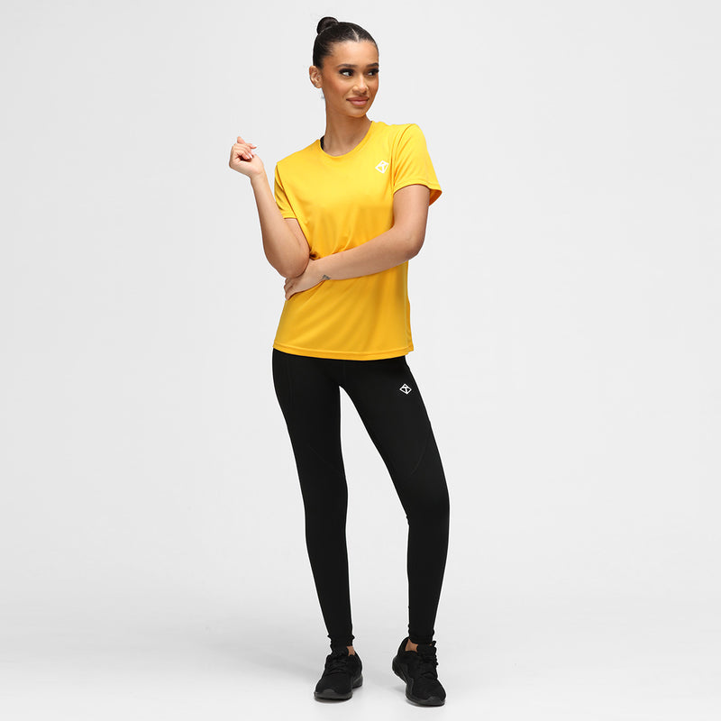 Yellow Diamond Ladies Technical T-Shirt