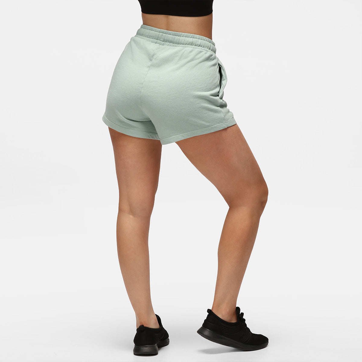 TKB Washed Jade Ladies Terry Shorts